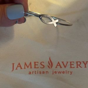 James Avery 925 silver fish hook bracelet *Retired*